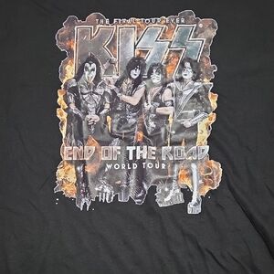 KISS Black Graphic Adult T SHIRT9